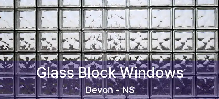  Glass Block Windows Devon - NS