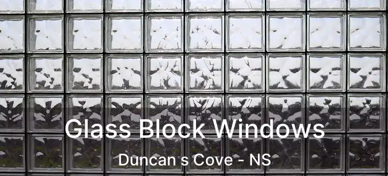  Glass Block Windows Duncan s Cove - NS