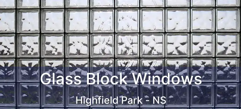  Glass Block Windows Highfield Park - NS