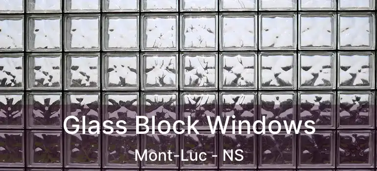  Glass Block Windows Mont-Luc - NS