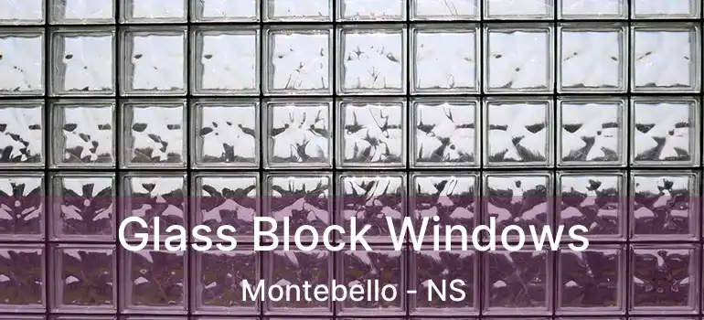  Glass Block Windows Montebello - NS