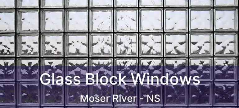  Glass Block Windows Moser River - NS