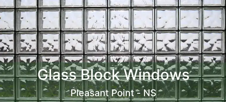  Glass Block Windows Pleasant Point - NS