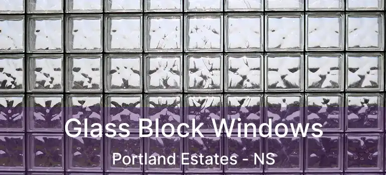  Glass Block Windows Portland Estates - NS