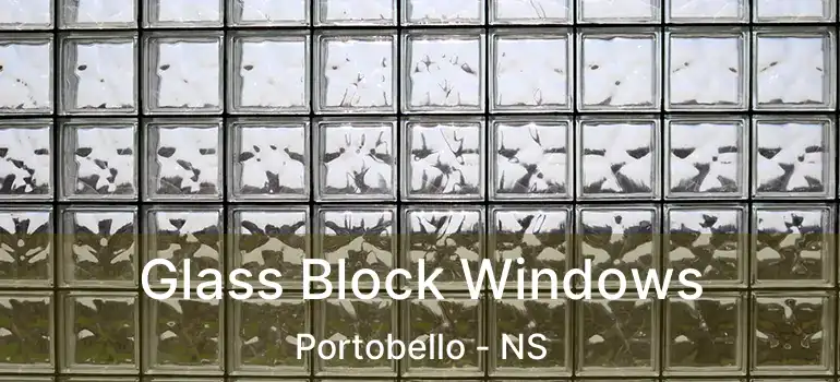  Glass Block Windows Portobello - NS