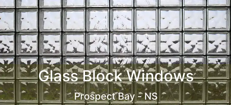  Glass Block Windows Prospect Bay - NS