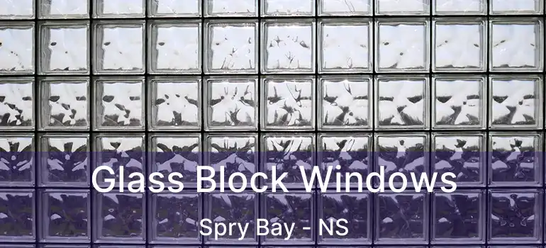  Glass Block Windows Spry Bay - NS