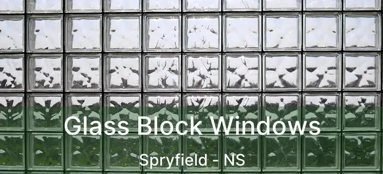  Glass Block Windows Spryfield - NS