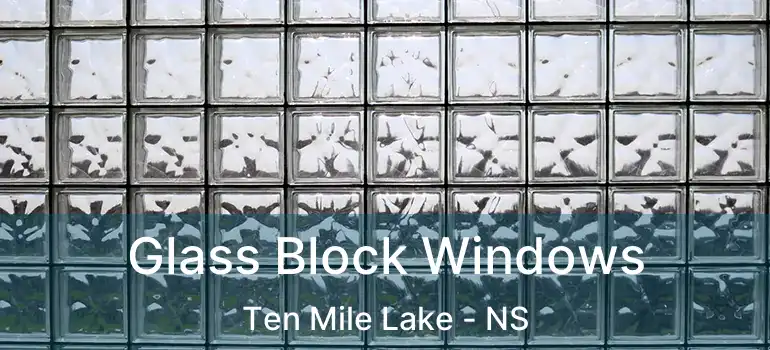  Glass Block Windows Ten Mile Lake - NS