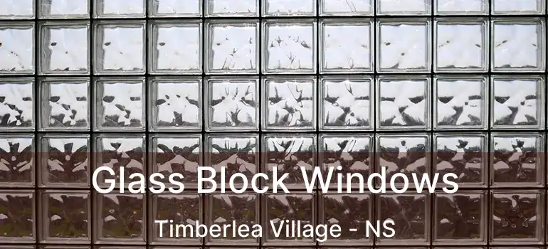  Glass Block Windows Timberlea Village - NS