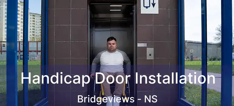  Handicap Door Installation Bridgeviews - NS