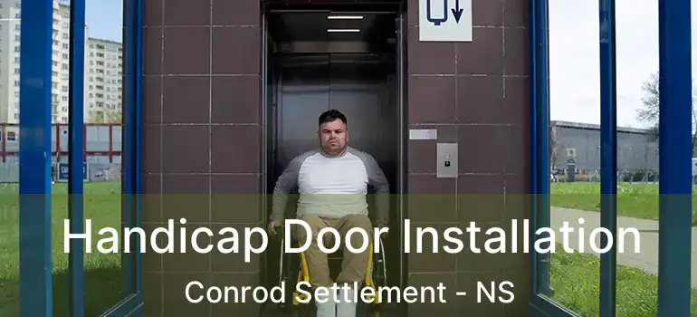  Handicap Door Installation Conrod Settlement - NS