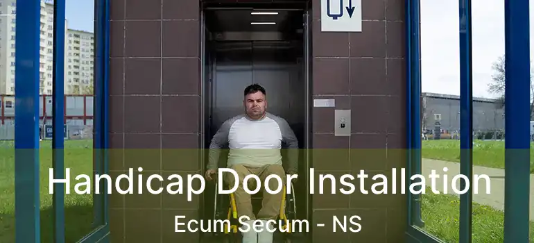  Handicap Door Installation Ecum Secum - NS