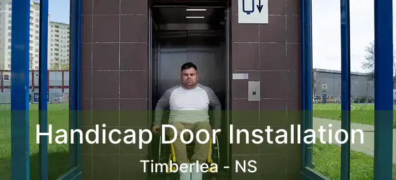  Handicap Door Installation Timberlea - NS