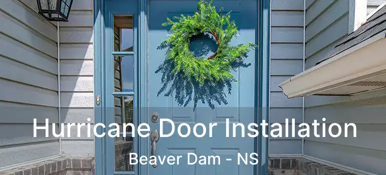  Hurricane Door Installation Beaver Dam - NS