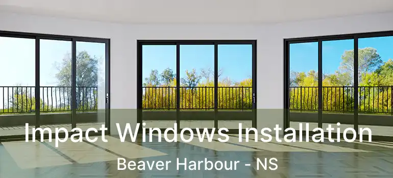  Impact Windows Installation Beaver Harbour - NS