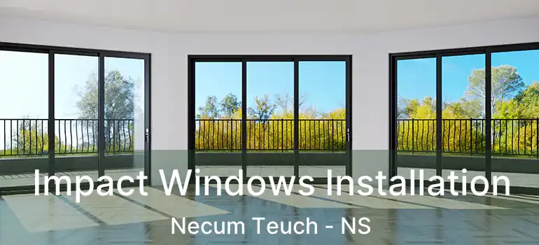  Impact Windows Installation Necum Teuch - NS