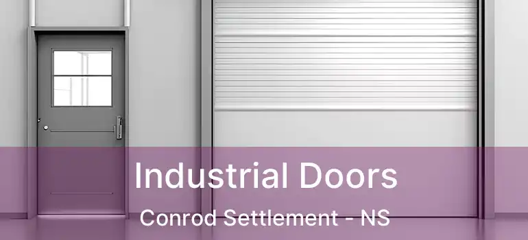  Industrial Doors Conrod Settlement - NS