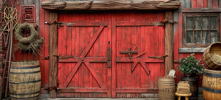 Metal Barn Doors Repair in Peggys Cove Preservation Area, NS