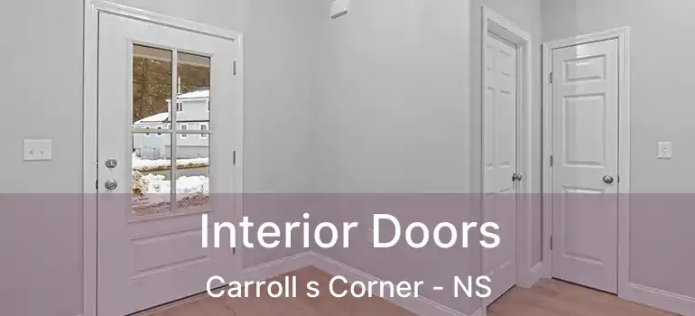  Interior Doors Carroll s Corner - NS