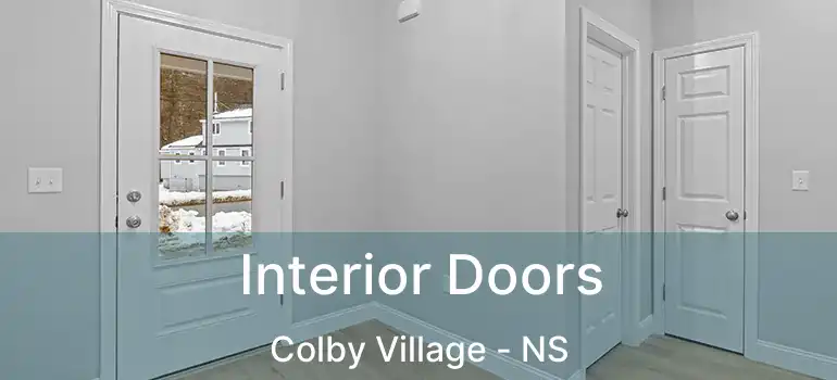  Interior Doors Colby Village - NS