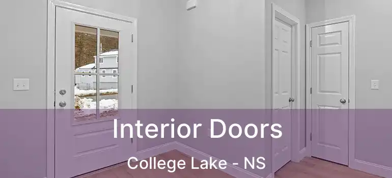  Interior Doors College Lake - NS