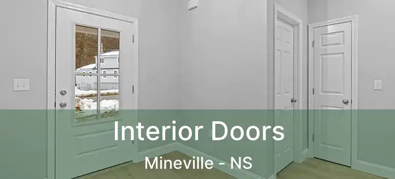  Interior Doors Mineville - NS