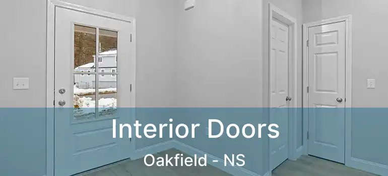  Interior Doors Oakfield - NS