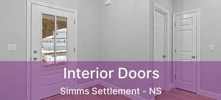  Interior Doors Simms Settlement - NS