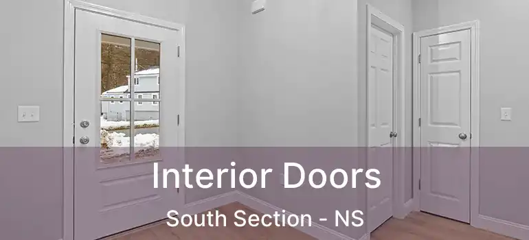  Interior Doors South Section - NS