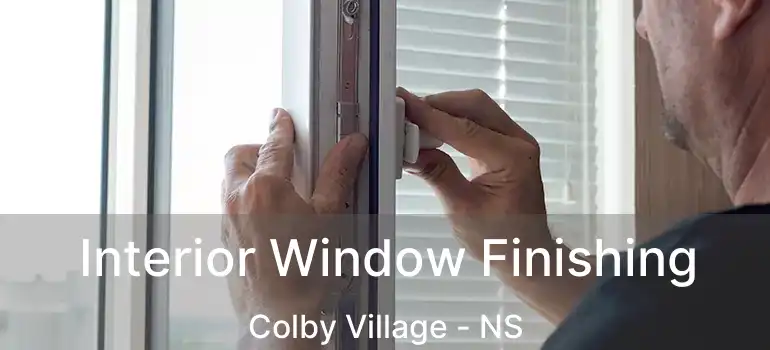  Interior Window Finishing Colby Village - NS