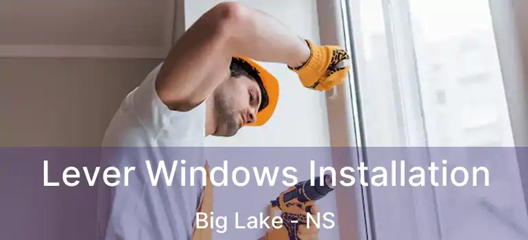  Lever Windows Installation Big Lake - NS