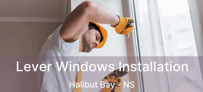  Lever Windows Installation Halibut Bay - NS