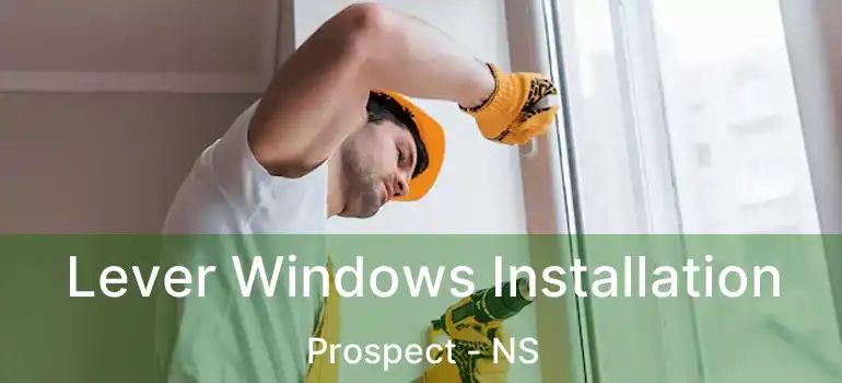  Lever Windows Installation Prospect - NS