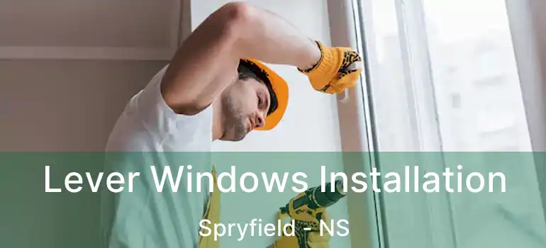  Lever Windows Installation Spryfield - NS