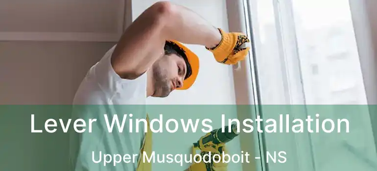  Lever Windows Installation Upper Musquodoboit - NS