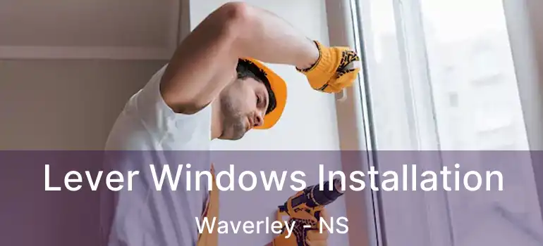  Lever Windows Installation Waverley - NS