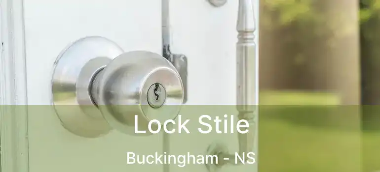  Lock Stile Buckingham - NS