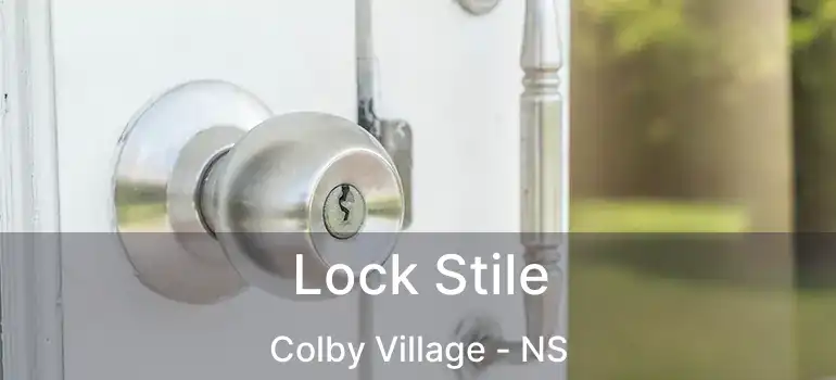  Lock Stile Colby Village - NS