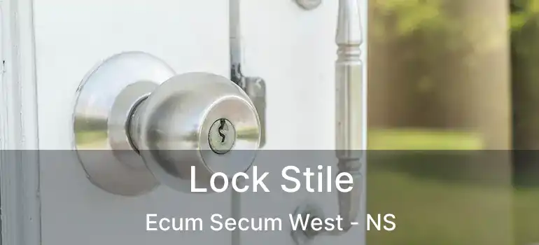  Lock Stile Ecum Secum West - NS