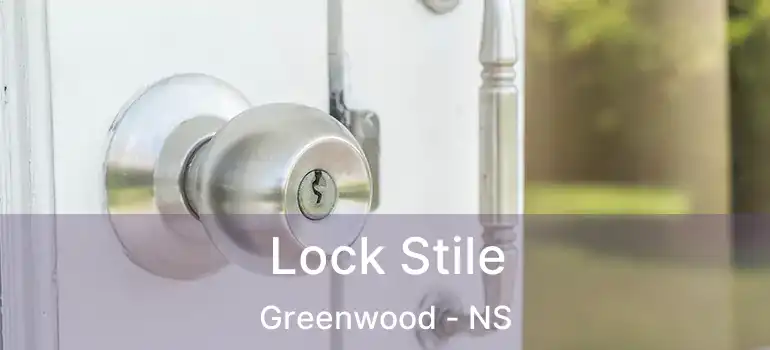  Lock Stile Greenwood - NS