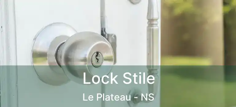  Lock Stile Le Plateau - NS