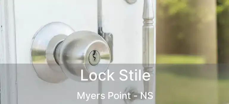  Lock Stile Myers Point - NS