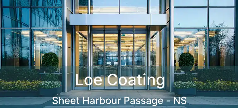  Loe Coating Sheet Harbour Passage - NS