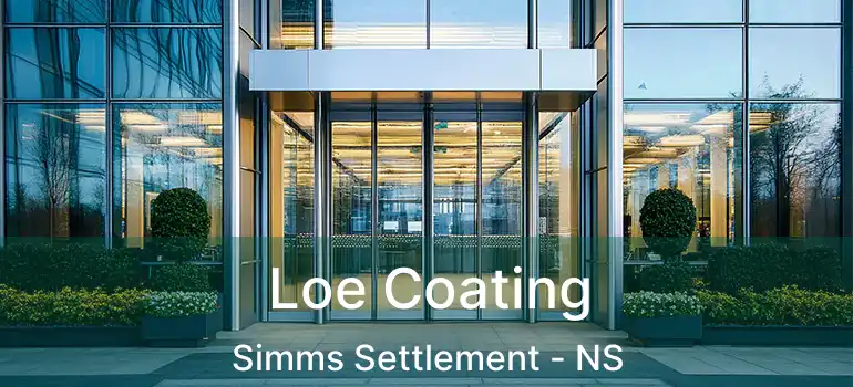  Loe Coating Simms Settlement - NS