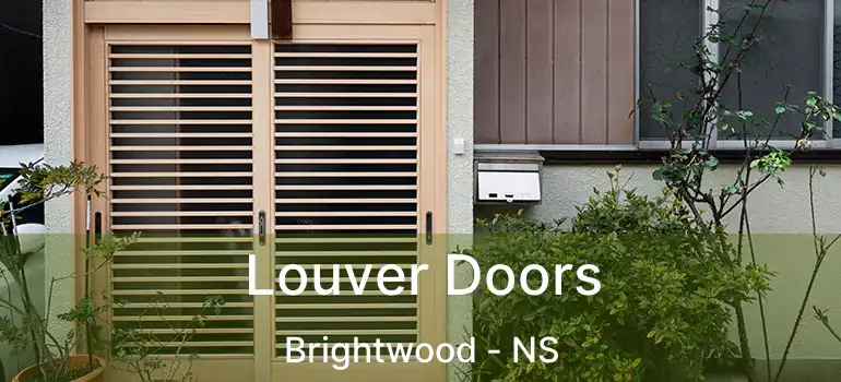  Louver Doors Brightwood - NS