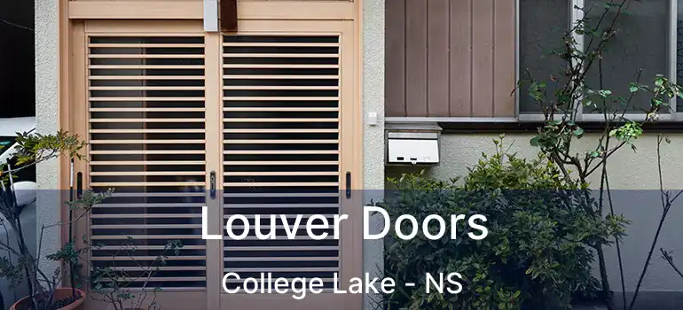  Louver Doors College Lake - NS