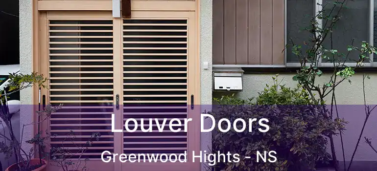  Louver Doors Greenwood Hights - NS