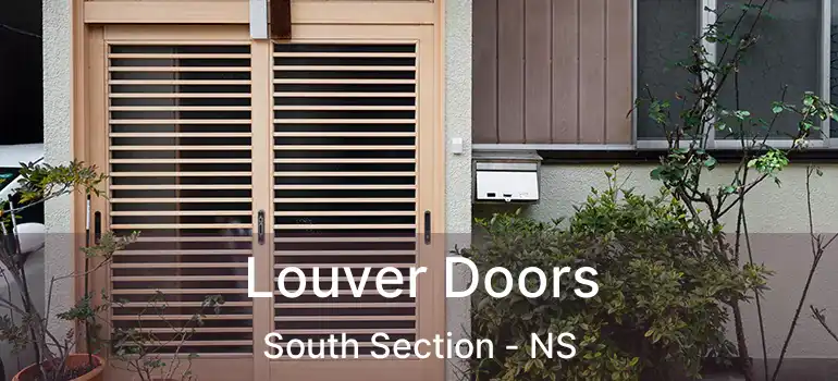  Louver Doors South Section - NS