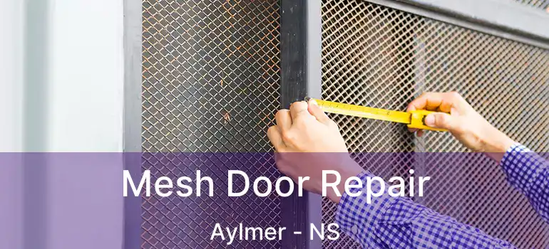  Mesh Door Repair Aylmer - NS